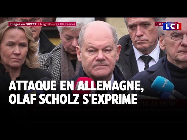 ⁣Attentat à Magdebourg : Olaf Scholz s'exprime