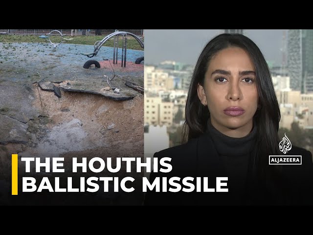 ⁣The Houthis in Yemen claim responsibility for a ballistic missile which hit Tel Aviv