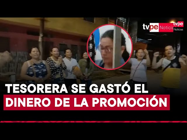 ⁣Loreto: tesorera de colegio es acusada de adueñarse de dinero de promoción