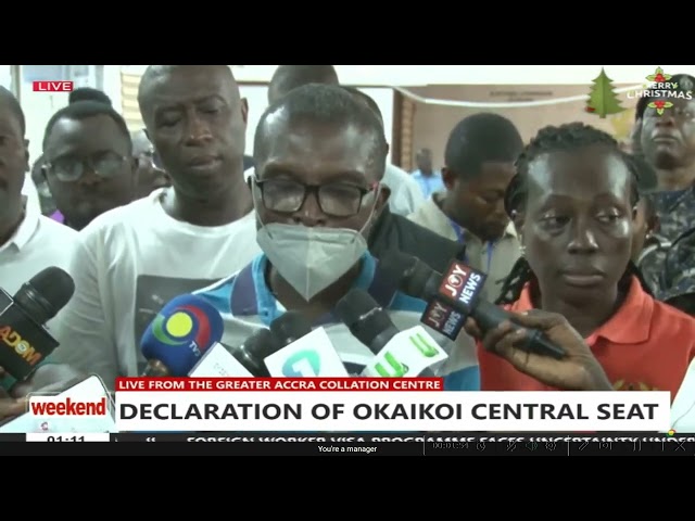 ⁣Re-Collation Update: Okaikwei Central Declared for NPP