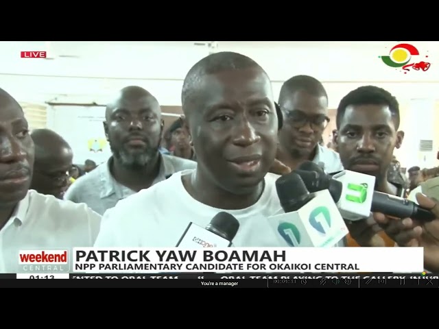 ⁣Patrick Yaw Boamah Wins Okaikwei Central Seat After Re-Collation