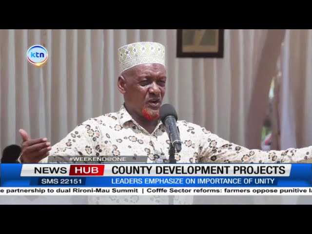 ⁣Leaders from Tana River county calls for unity between National & County government