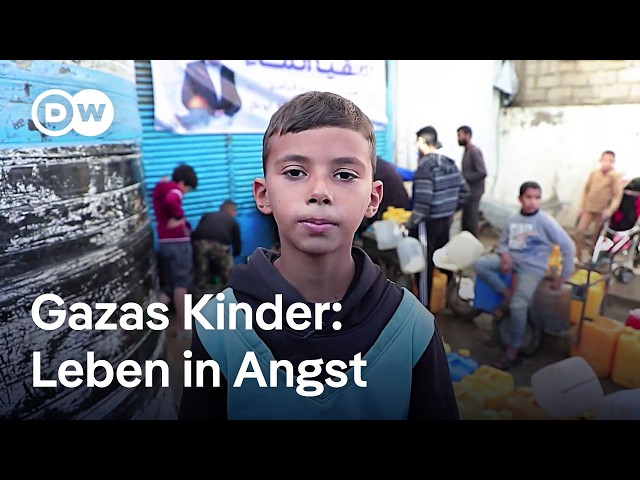 ⁣Traumatisiert und in ständiger Angst: Kinder in Gaza kämpfen ums Überleben | DW Nachrichten