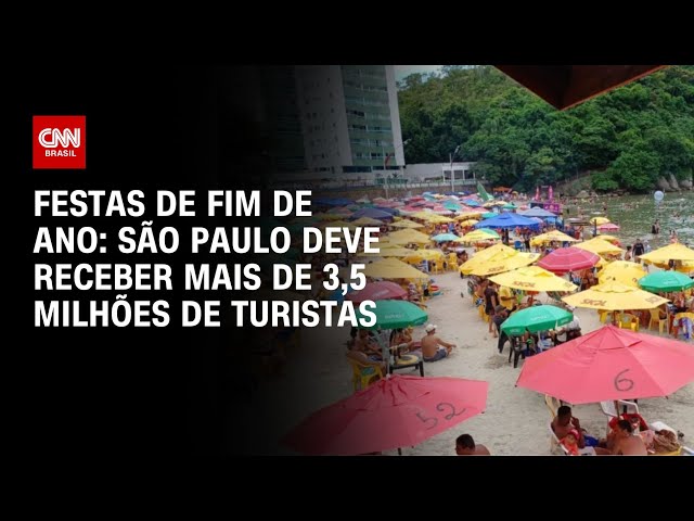 ⁣Festas de fim de ano: São Paulo deve receber mais de 3,5 milhões de turistas | AGORA CNN