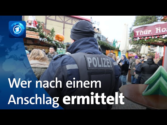 ⁣Nach dem Anschlag in Magdeburg: Welche Behörde wann ermittelt