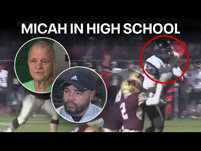 ⁣Micah Parsons' high school football coaches on his rise to stardom