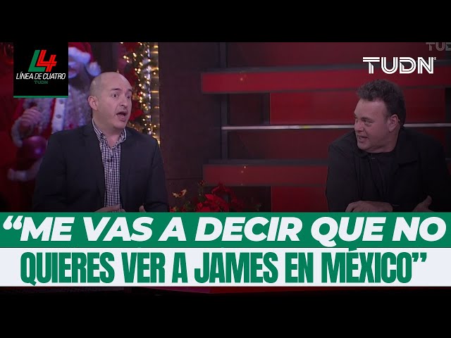 ⁣¡Faitelson y Marco Cancino se enfrentaron por la posible llegada de James al América! | Resumen L4