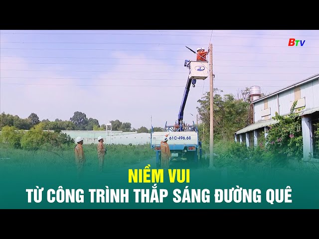 ⁣Niềm vui từ công trình thắp sáng đường quê