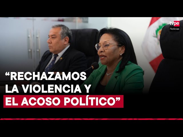 ⁣Ministra de la Mujer lamenta insultos contra la presidenta Dina Boluarte