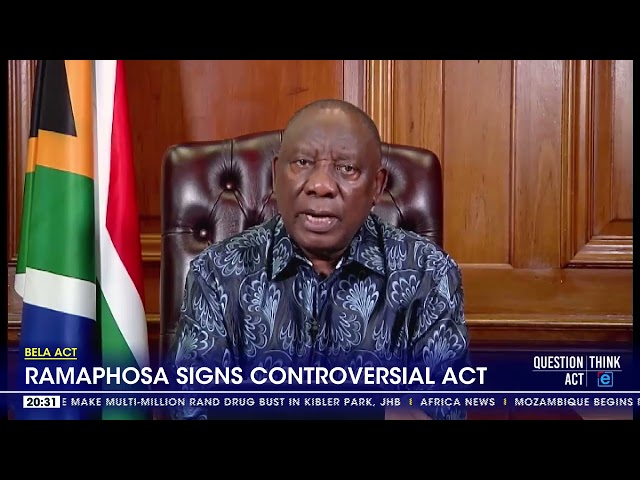 ⁣Ramaphosa authorises immediate and full implementation of Bela Act