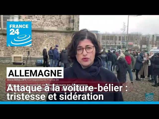 ⁣Attaque en Allemagne : la tristesse et la sidération à Magdebourg • FRANCE 24