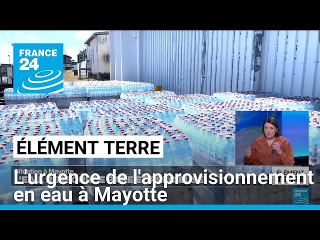 ⁣Mayotte: l'urgence de l'approvisionnement en eau des sinistrés • FRANCE 24