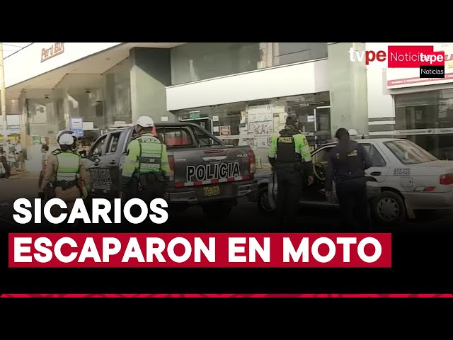 ⁣La Victoria: taxista es asesinado por presuntos sicarios