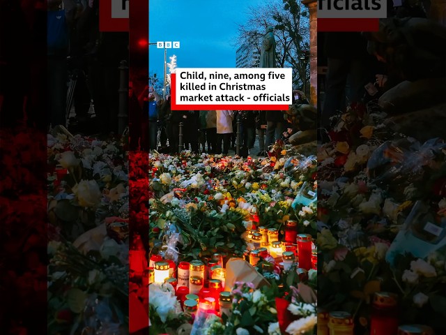 ⁣Child, nine, among five killed in Christmas market attack, officials say. #Germany #BBCNews