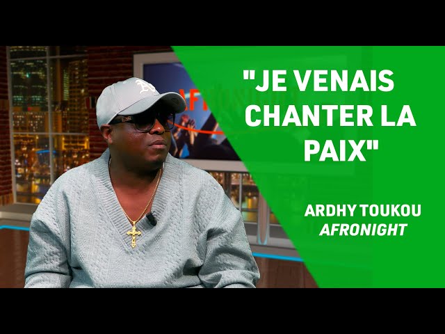 ⁣Montrer que les artistes de la diaspora s'intéresse au Congo, Ardhy Toukou dans Afronight