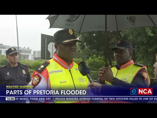 ⁣Two people die as heavy rains hit Tshwane