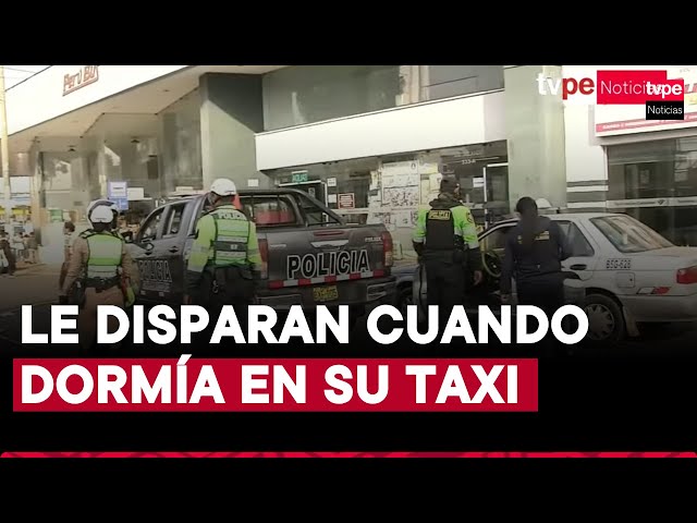 ⁣La Victoria: asesinan a taxista frente a terminal de PerúBus