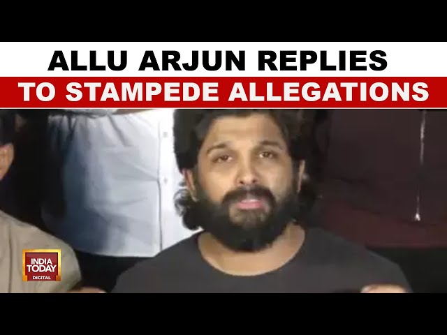 ⁣Allu Arjun Replies To Hyderabad Stampede Blame Game: My Character Assassination Going On