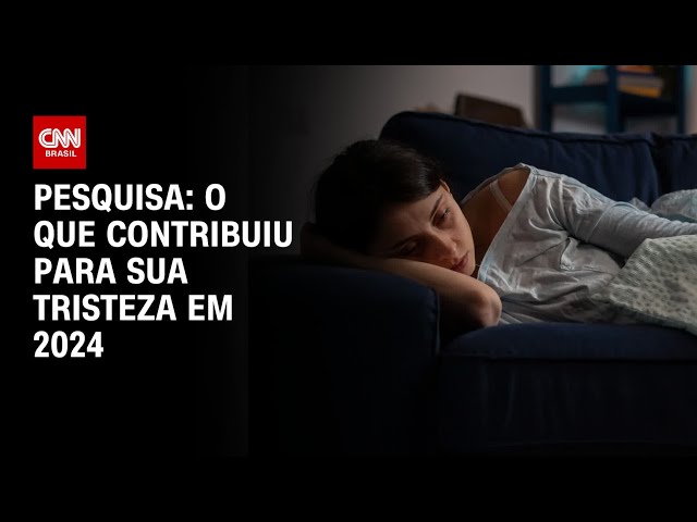 ⁣Pesquisa: O que contribuiu para sua tristeza em 2024 | GPS CNN