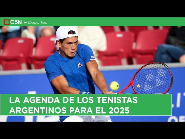 ⁣Arranca la TEMPORADA 2025 para los TENISTAS ARGENTINOS