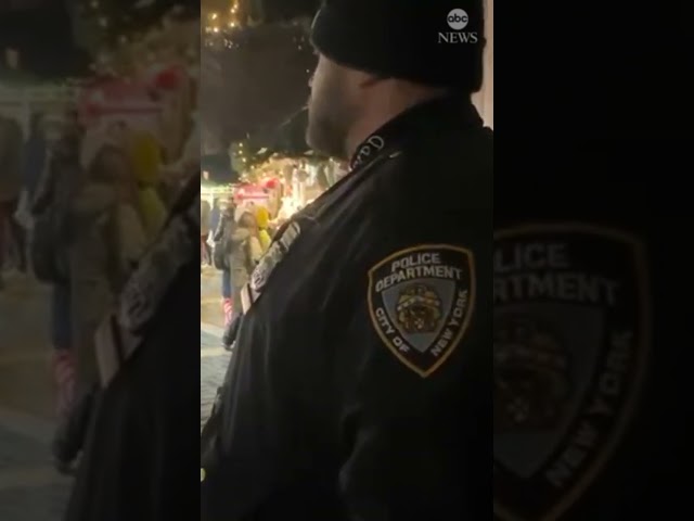 ⁣Security increased at NYC holiday markets