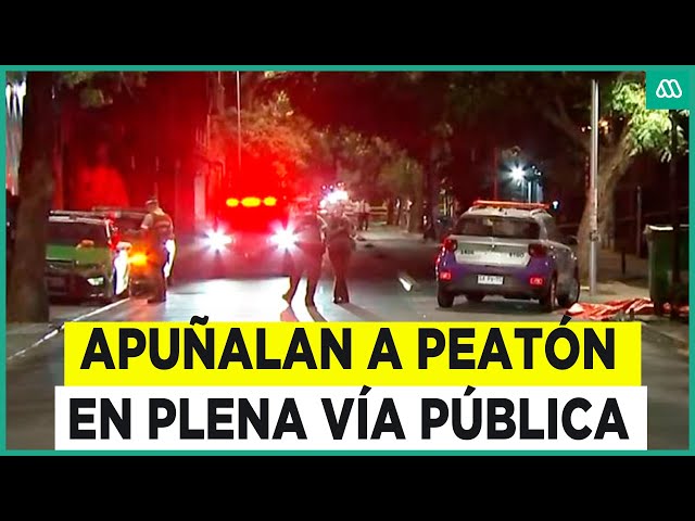 ⁣Asesinan a hombre tras discusión en Santiago Centro: Fue apuñalado