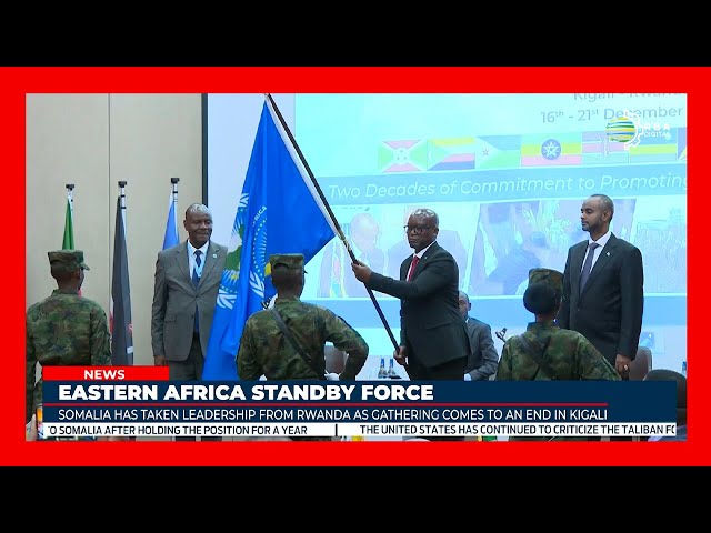 ⁣Rwanda officially hands over the leadership of the Eastern Africa Standby Force (EASF) to Somalia