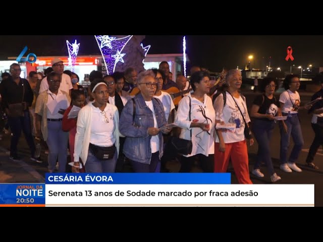 ⁣Serenata 13 anos de Sodade marcado por fraca adesão