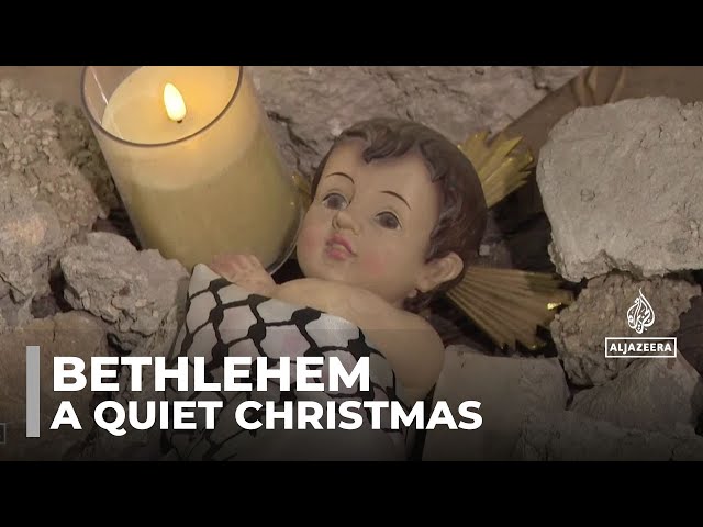 ⁣A quiet Christmas in Bethlehem: A time of celebration now a sombre affair