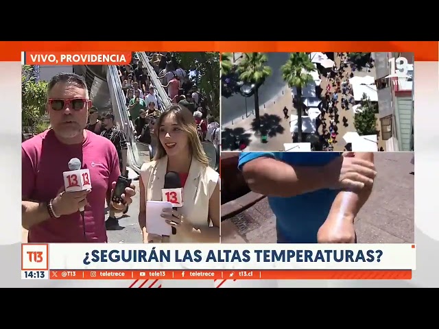 ⁣Harta agua y bloqueador Alerta por calor extremo en la capital