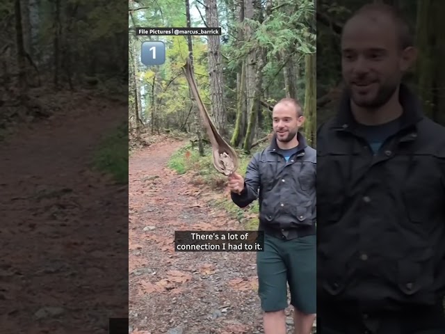 ⁣B.C. man wins 'Stick of The Year' contest with Cowichan driftwood