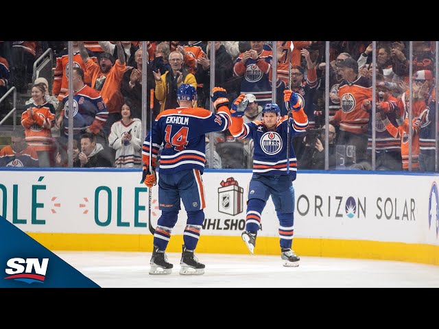 ⁣Edmonton's Ekholm Pots Tying Goal With 18 Seconds Remaining