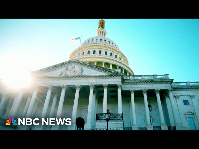 ⁣Biden signs funding bill after Congress narrowly avoids government shutdown