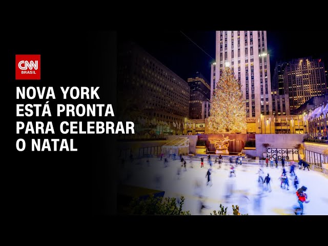 ⁣Nova York está pronta para celebrar o Natal | CNN PRIME TIME