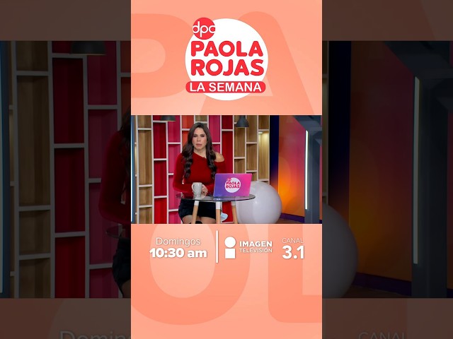 ⁣¡La Semana DPC con Paola Rojas este domingo a las 10:30 am por el 3.1 de Imagen Televisión!