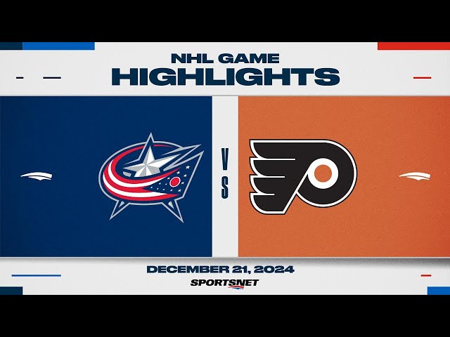 ⁣NHL Highlights | Blue Jackets vs. Flyers - December 21, 2024