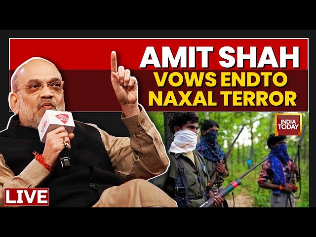 ⁣Live: Amit Shah Vows End To Naxal Terror | Amit Shah On Naxal | India Today Inside Naxal Terror Den