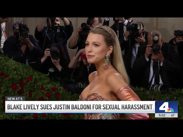 ⁣Blake Lively sues Justin Baldoni for sexual harassment