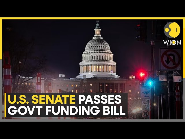 ⁣US Senate Passes Spending Bill to Avoid Government Shutdown, Sends to Biden | World News | WION