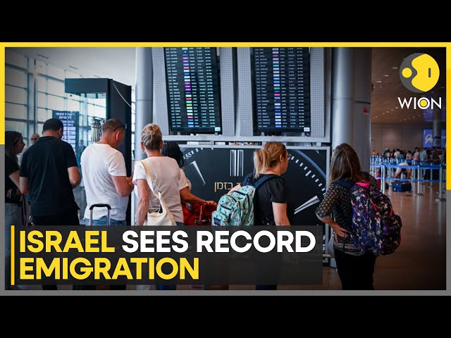 ⁣Record Numbers of Israelis Leave Country Following Hamas' Oct 7 Attacks, Migration Increases | 