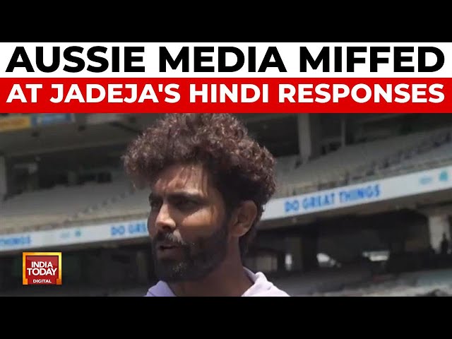 ⁣Australian Media's Mind Games: Jadeja's Hindi Answers Irk Reporters in Melbourne | India T