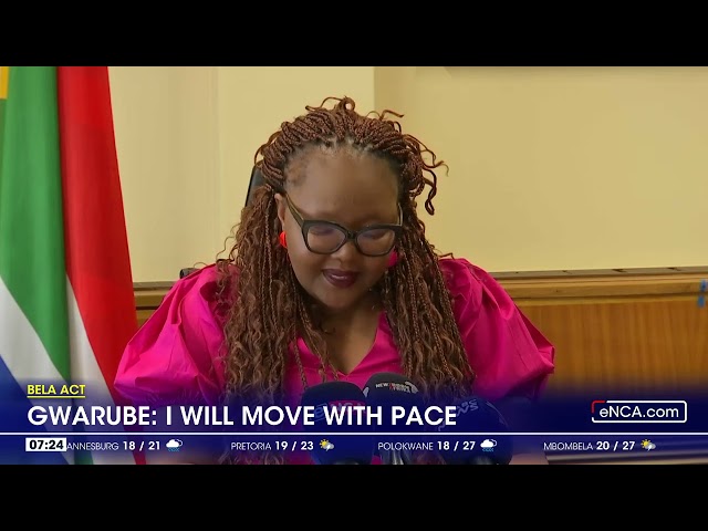 ⁣BELA Act | Gwarube: I will move with pace