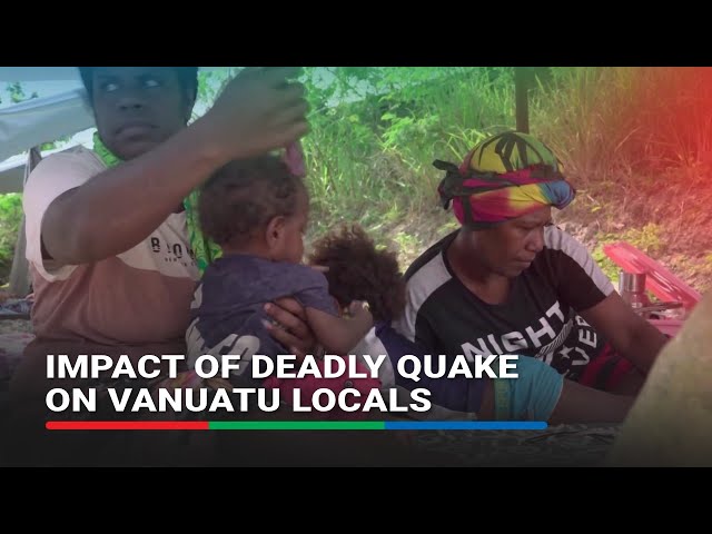 ⁣Vanuatu locals live in tents out of fear in aftermath of deadly 7.3 quake | ABS-CBN News