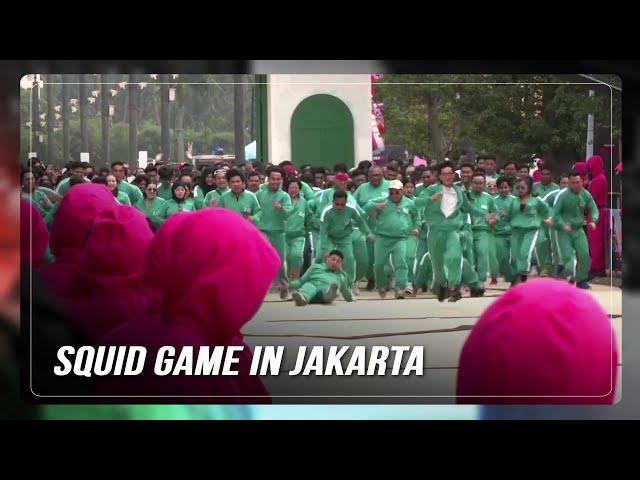 ⁣Indonesian 'Squid Game' fans live out games in real life ahead of anticipated second seaso