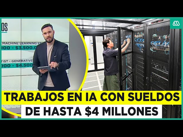 ⁣Sueldos de hasta $4 millones: Estos son los cargos más demandados para la inteligencia artificial