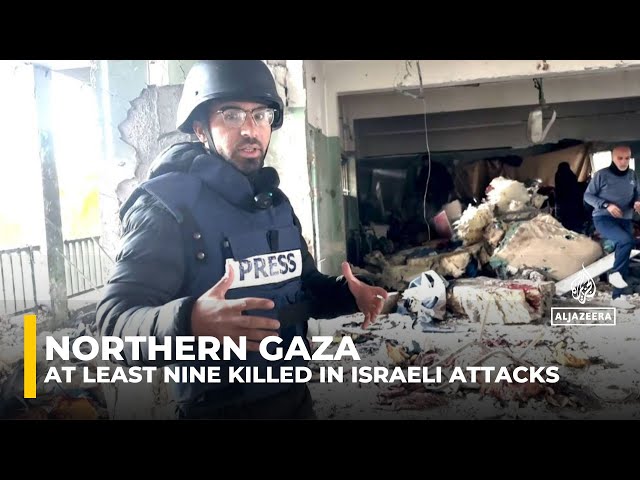 ⁣At least nine, including children, killed in Israeli morning attacks in northern Gaza