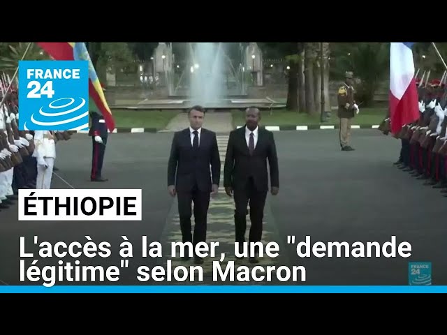 ⁣Emmanuel Macron en Éthiopie : l'accès à la mer, une "demande légitime" selon le prési