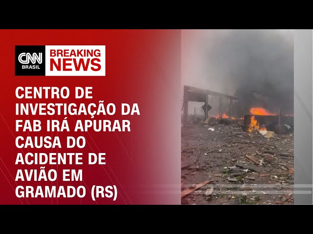 ⁣Centro de Investigação da FAB irá apurar causa de acidente de avião em Gramado (RS) | AGORA CNN