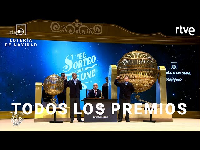 ⁣TODOS LOS PREMIOS | Lotería de Navidad 2024