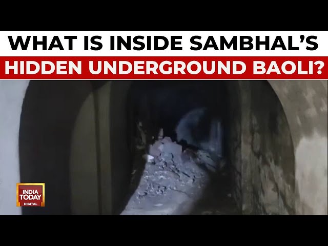 ⁣Inside The 125-Year-Old Baoli Found During Anti-Encroachment Drive In UP's Sambhal | India Toda